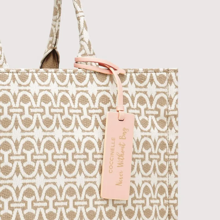 Coccinelle NEVER WITHOUT BAG MONOGRA 866 MUL.NA TOAST - immagine 3