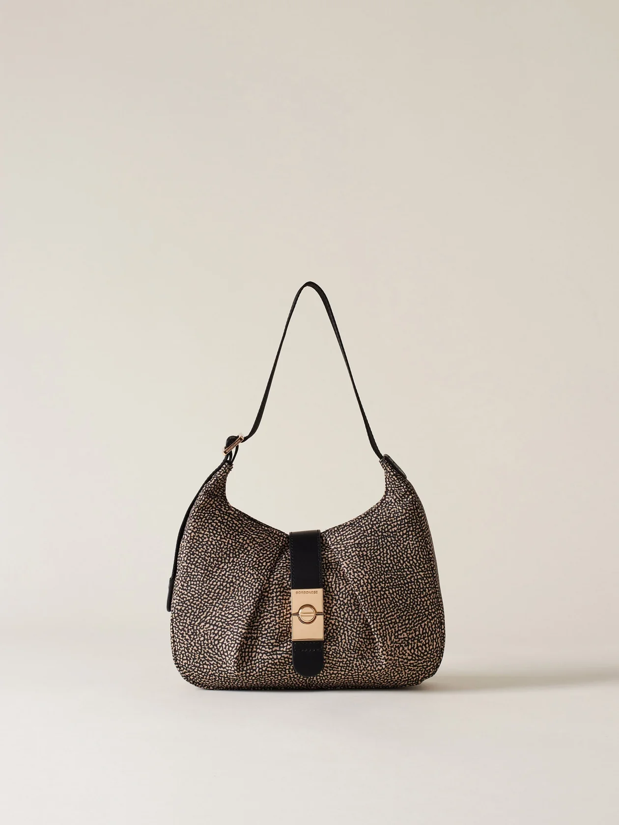 BORBONESE 07 BORSA A SPALLA X11 OP NAT NERO