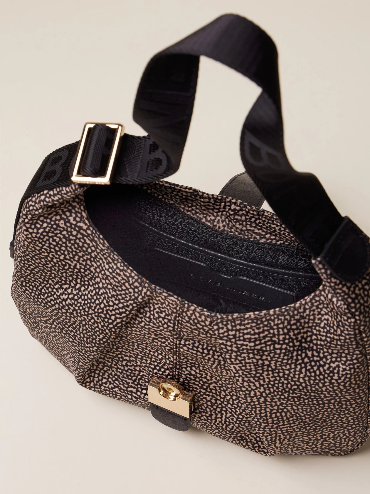 BORBONESE 07 BORSA A SPALLA X11 OP NAT NERO - immagine 4