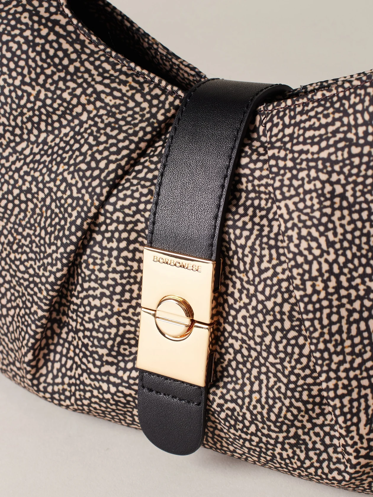 BORBONESE 07 BORSA A SPALLA X11 OP NAT NERO - immagine 5