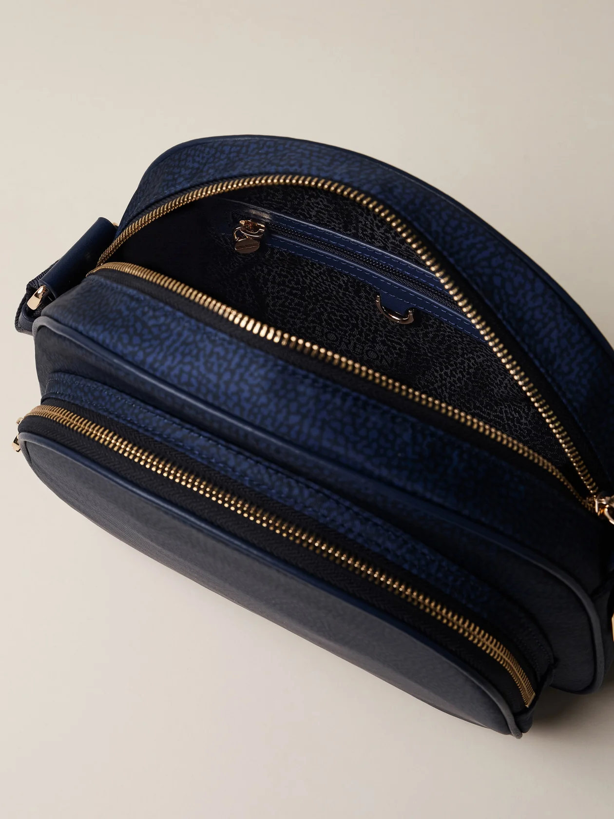Borbonese LUNA INVERSE 891 BLU NOTTE - immagine 4