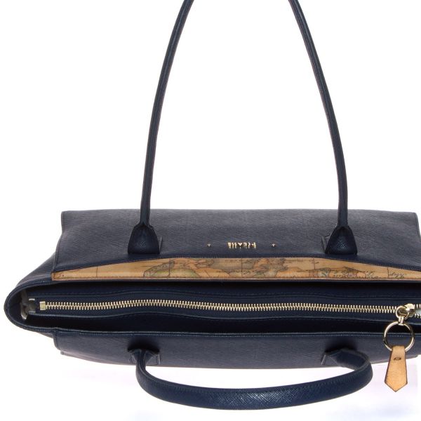 Alviero Martini 1ª Classe SHOPPER GRANDE BLU NOTTE 100 - immagine 3