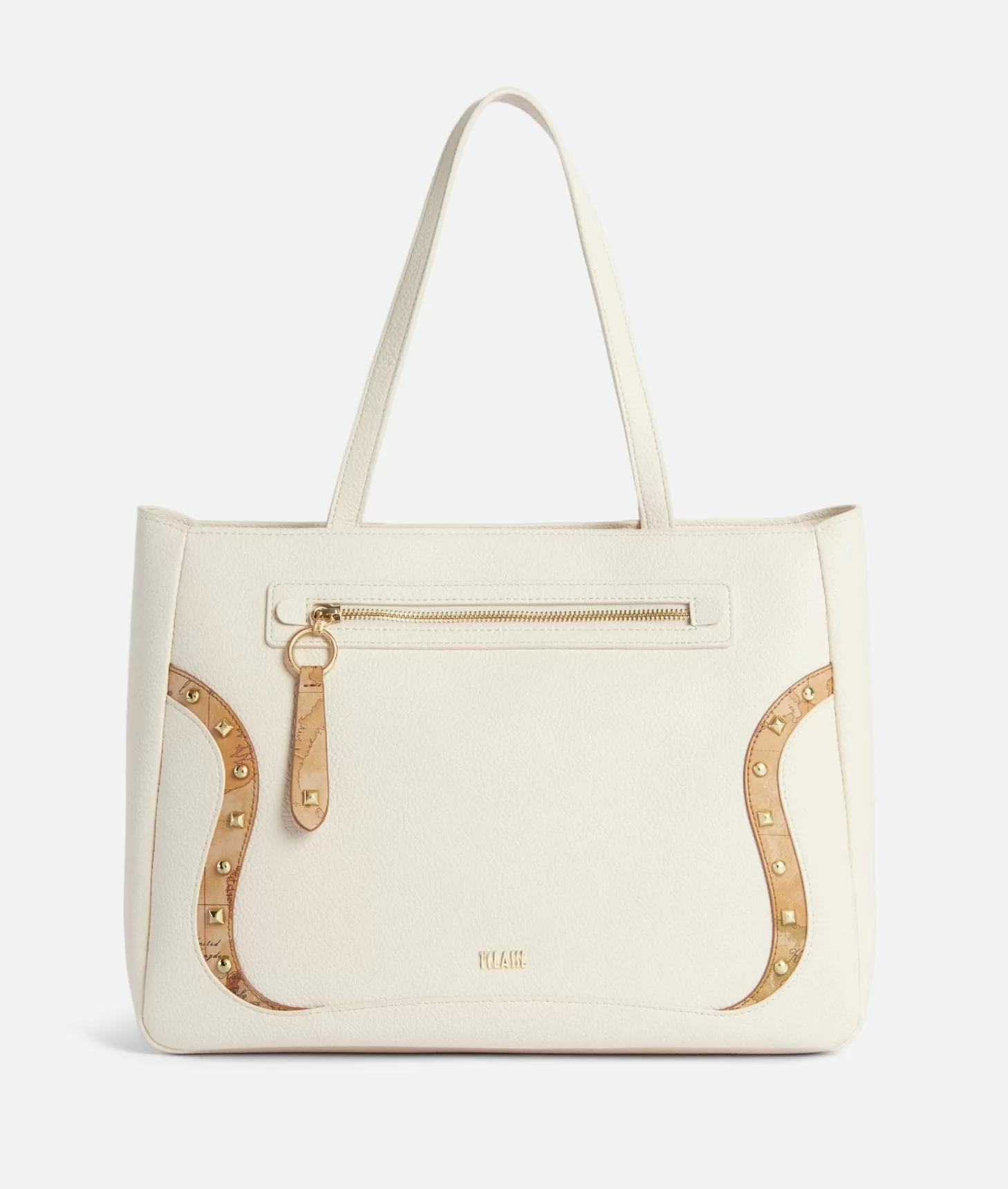 Alviero Martini 1ª Classe Shopper 912 BIANCO COTONE