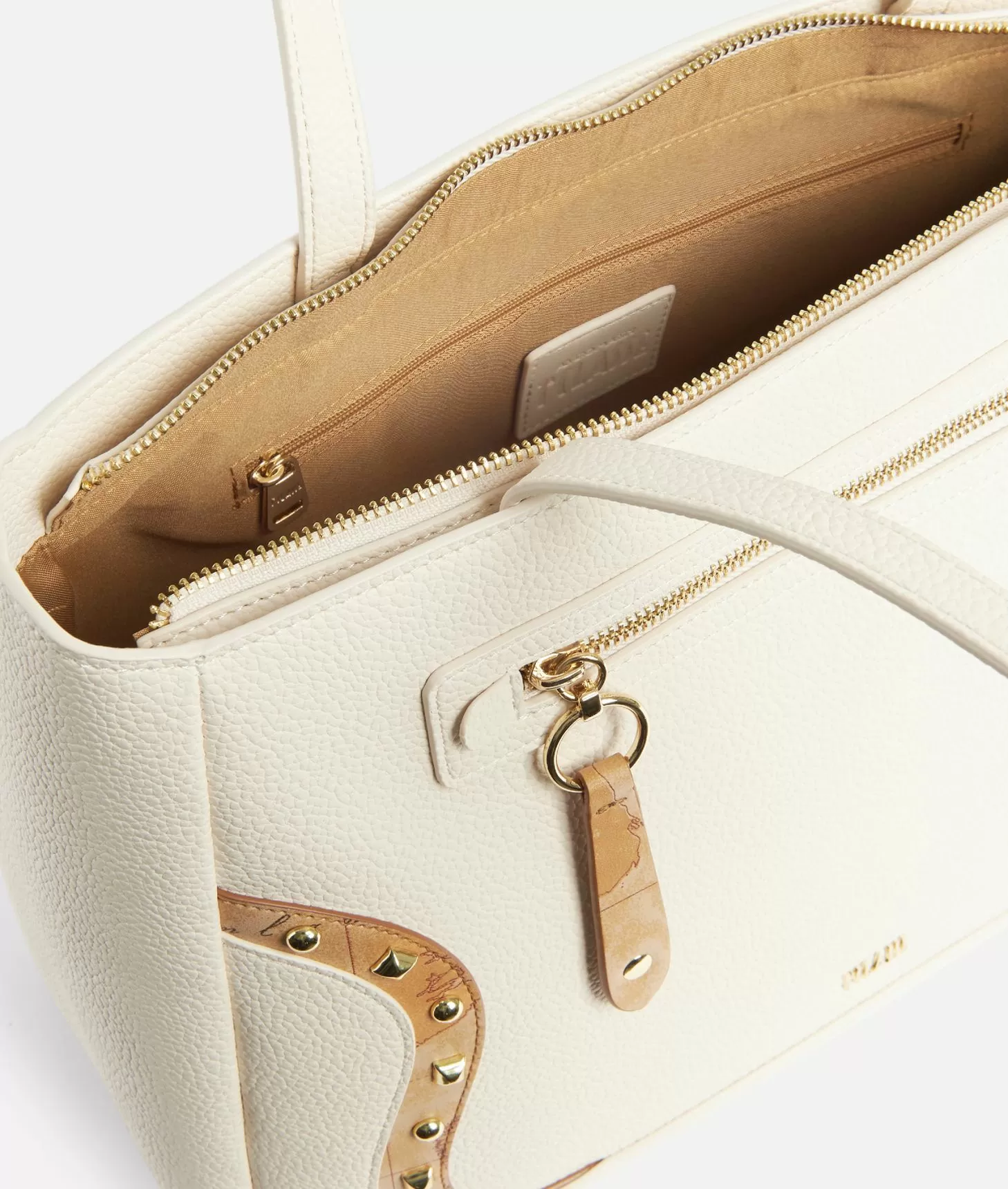 Alviero Martini 1ª Classe Shopper 912 BIANCO COTONE - immagine 3