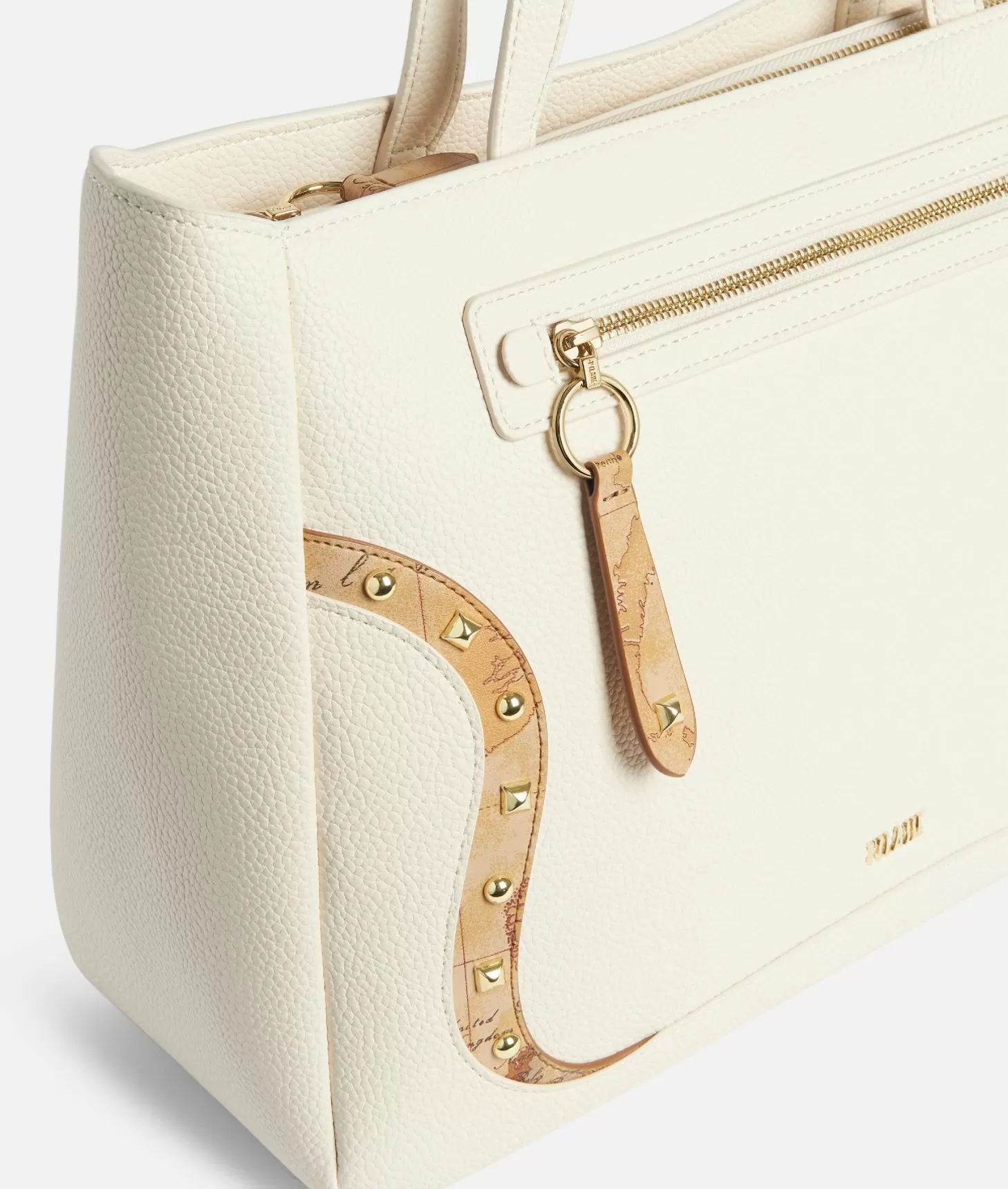 Alviero Martini 1ª Classe Shopper 912 BIANCO COTONE - immagine 4
