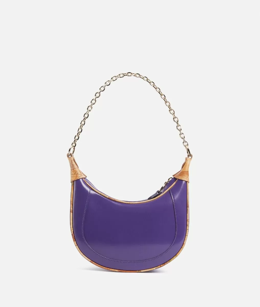 Alviero Martini 1ª Classe Hobo con catena 104 INDACO - immagine 2