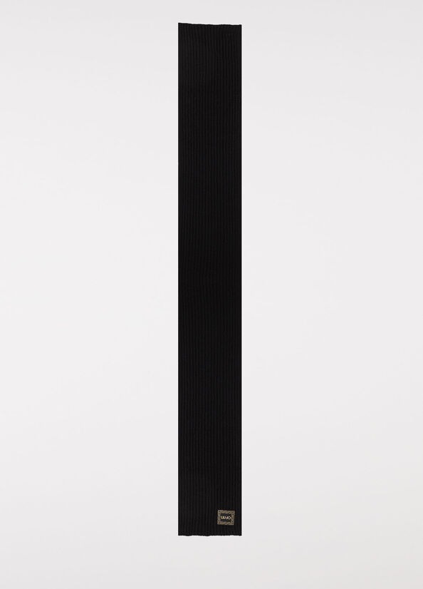 LIU JO Sciarpa NERO 22222 - immagine 3