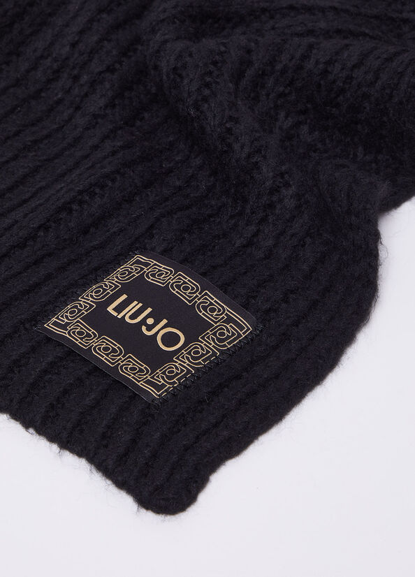 LIU JO Sciarpa NERO 22222 - immagine 4