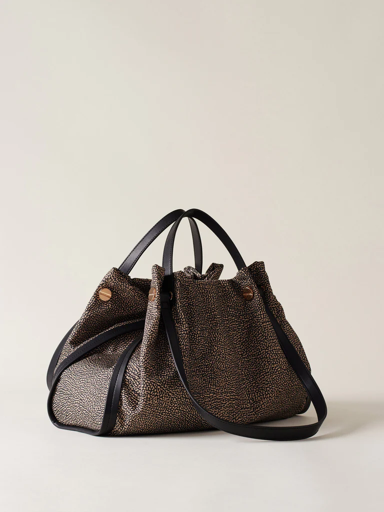 Borbonese SHOPPING X11 OP NAT NERO - immagine 3