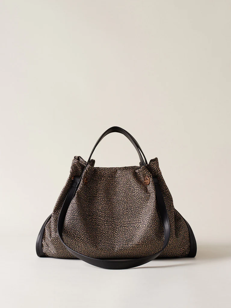 Borbonese SHOPPING X11 OP NAT NERO - immagine 4