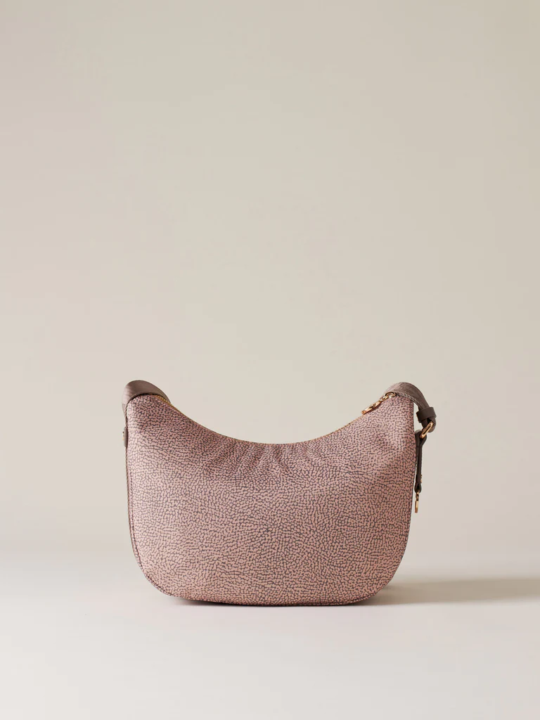 Borbonese LUNA BAG SMALL Z67 BLUSH TAUPE - immagine 3