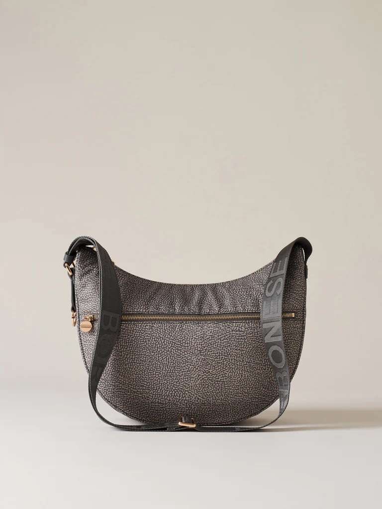 Borbonese LUNA BAG MIDDLE Z54 CLAY GREY