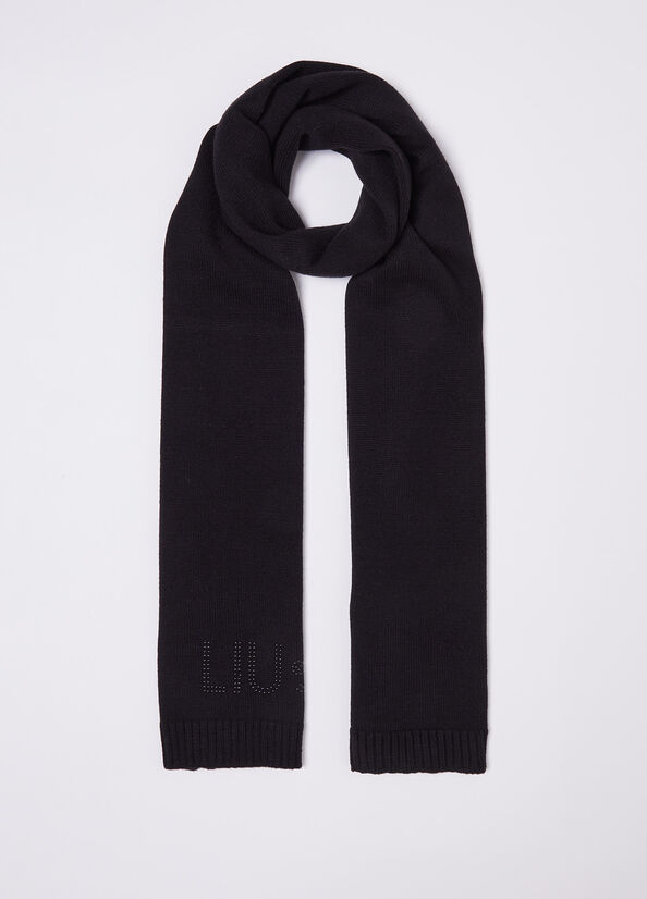 LIU JO Sciarpa NERO 22222 - immagine 2
