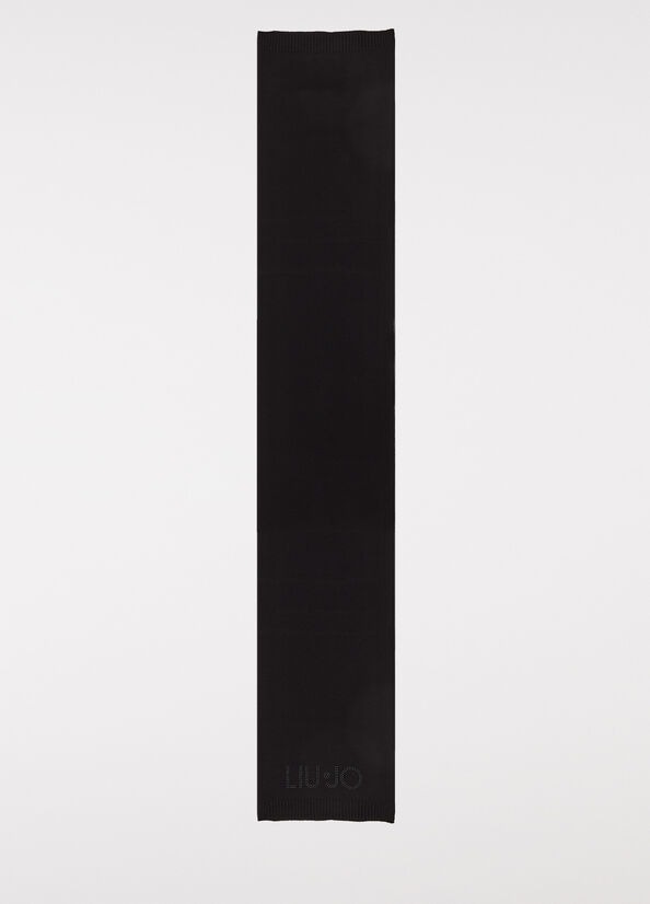 LIU JO Sciarpa NERO 22222 - immagine 3