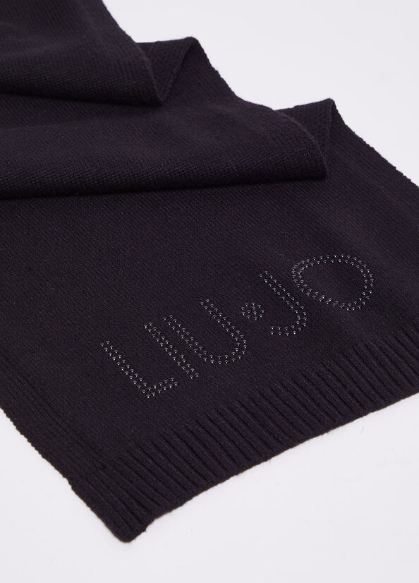 LIU JO Sciarpa NERO 22222 - immagine 4