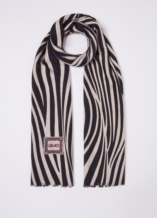 LIU JO Sciarpa S19D1 ZEBRA