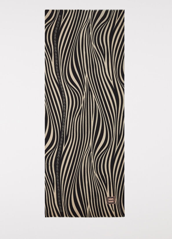 LIU JO Sciarpa S19D1 ZEBRA - immagine 2