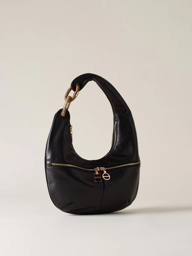 Borbonese HOBO M. X80 NERO OP NATURALE - immagine 2