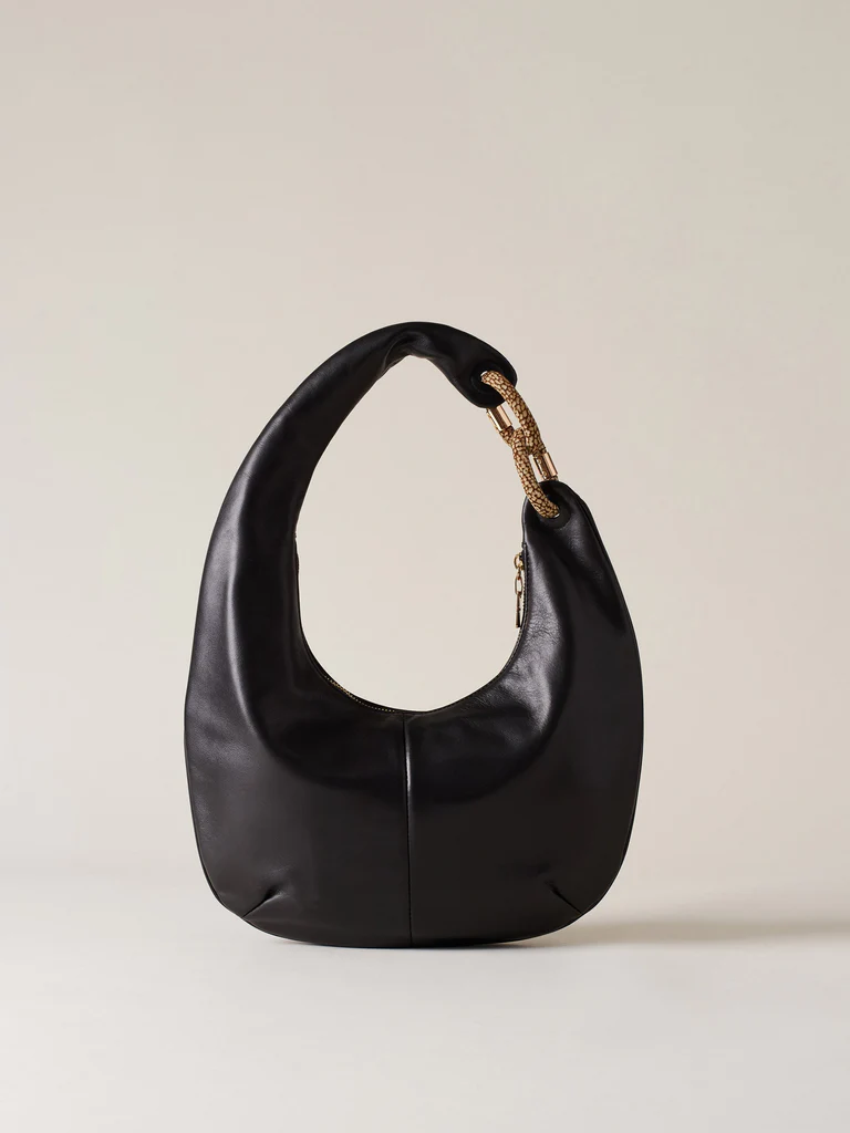 Borbonese HOBO M. X80 NERO OP NATURALE - immagine 3