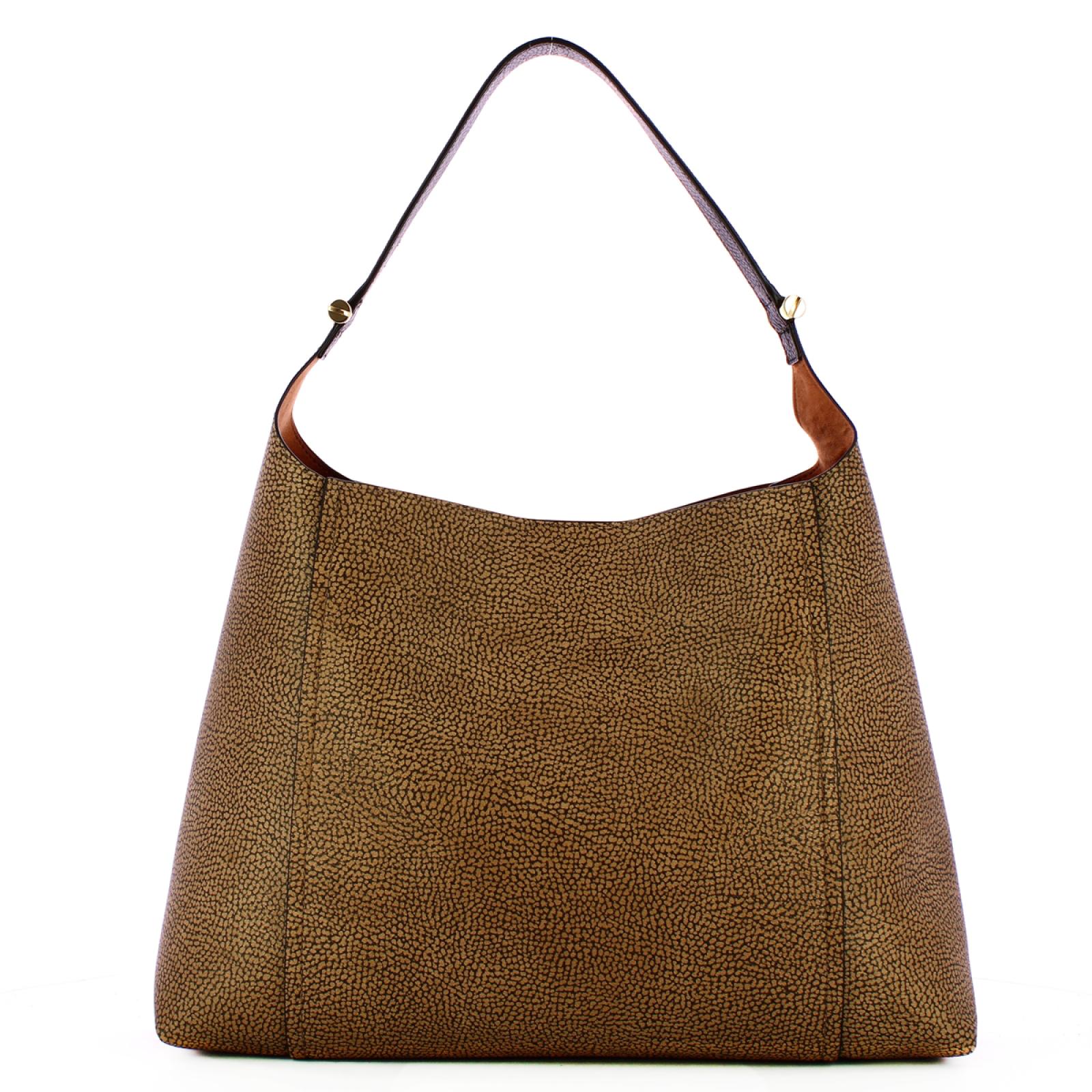 Borbonese BORSA HOBO 311 OP NAT/NERO - immagine 3