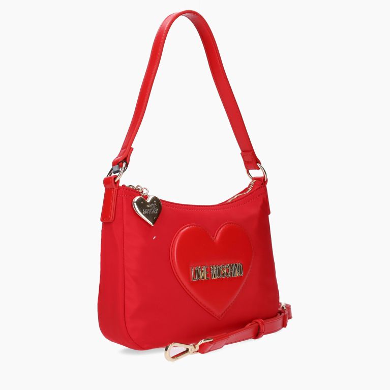 Love Moschino BORSA NYLON 50A ROSSO - immagine 2
