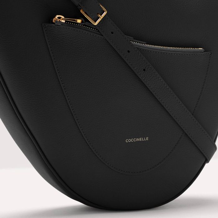 COCCINELLE COCCINELLESNUGGIE 374 NOIR CUIR - immagine 4