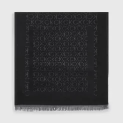 CALKIN KLEIN UOMO Sciarpa 60x180 BLACK