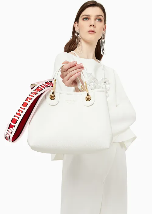 Armani Jeans SHOPPING 85219 BIANCO CUOIO - immagine 6