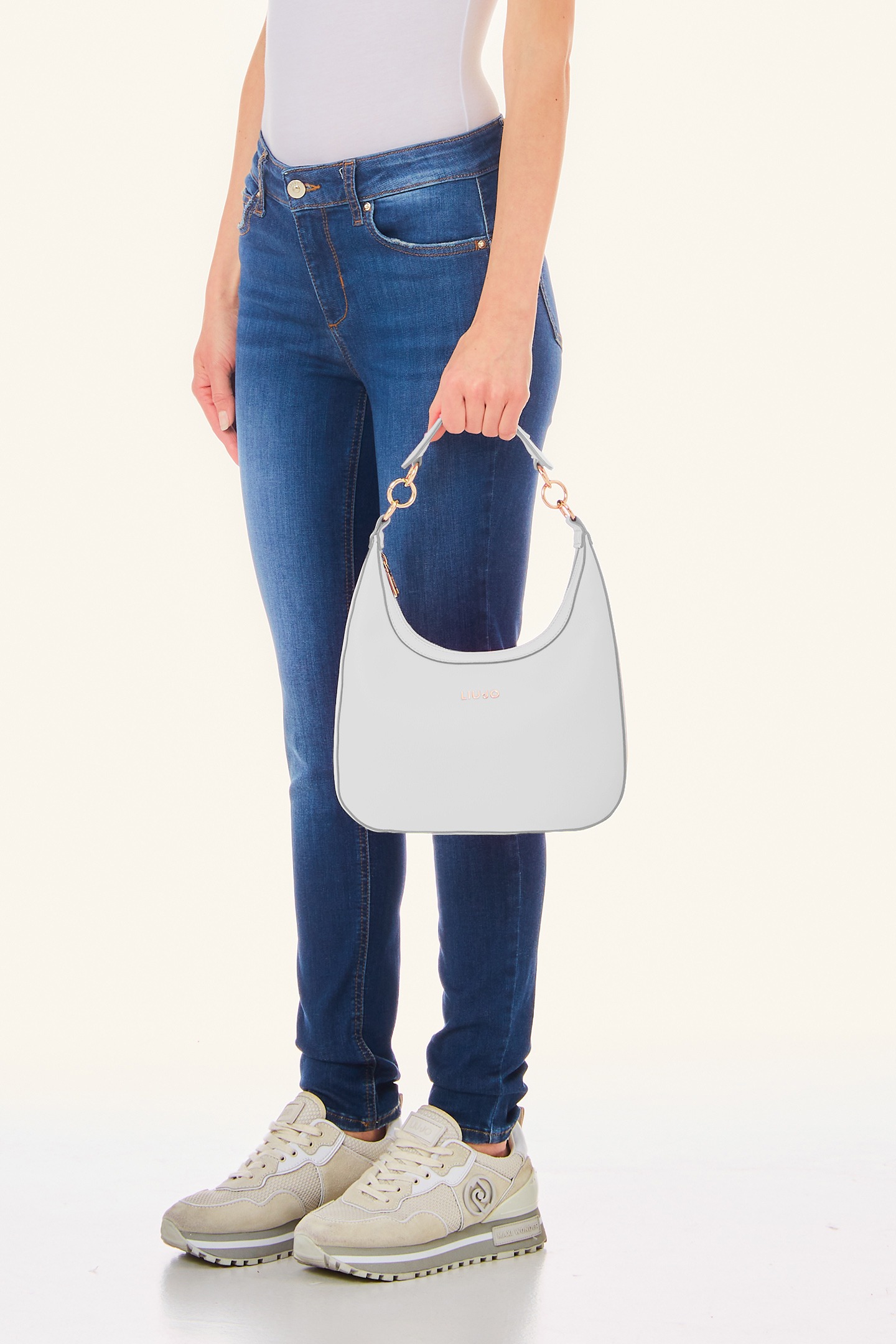 LIU JO HOBO OFF WHITE 01065 - immagine 5