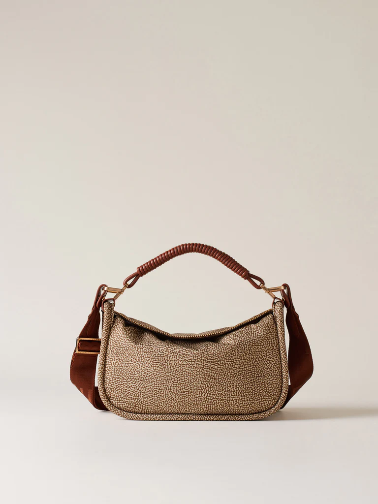Borbonese HOBO S. C/T 995 BEIGE CUOIO