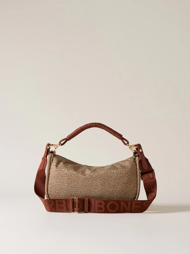 Borbonese HOBO S. C/T 995 BEIGE CUOIO - immagine 3