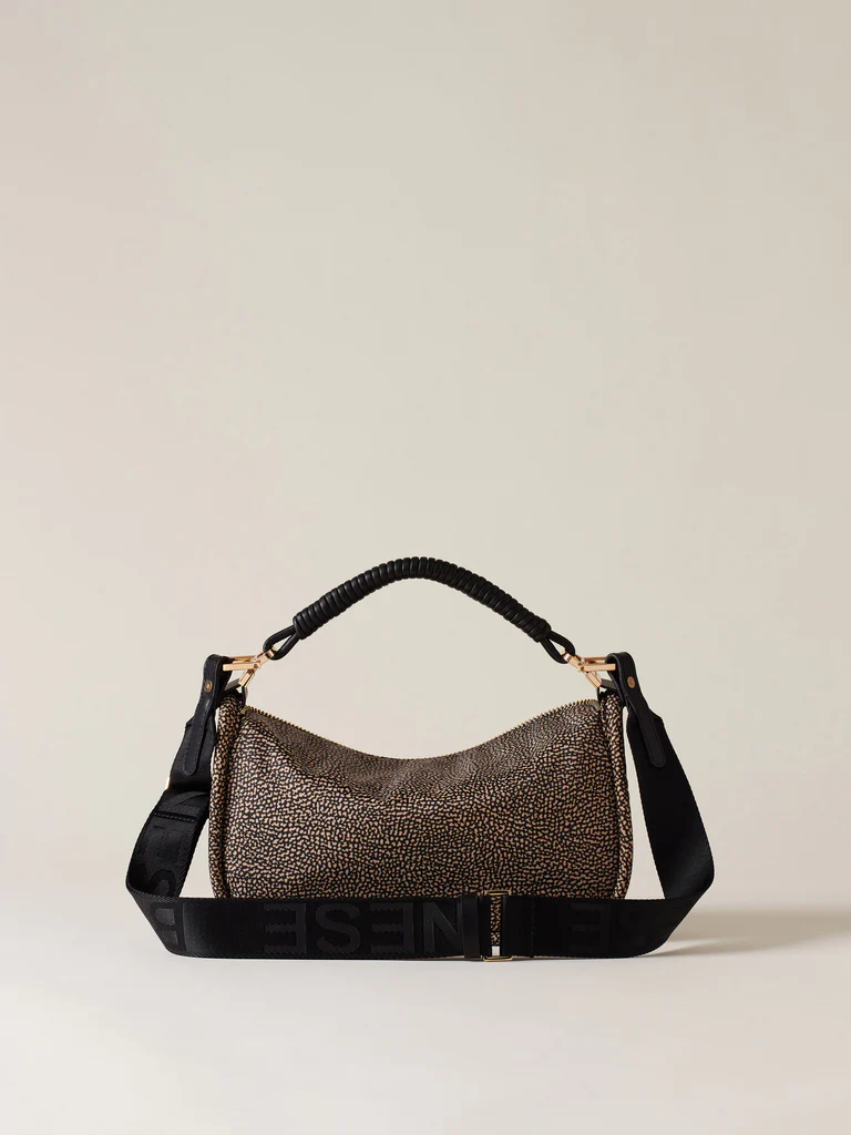 Borbonese HOBO S. C/T X11 OP NAT NERO - immagine 5