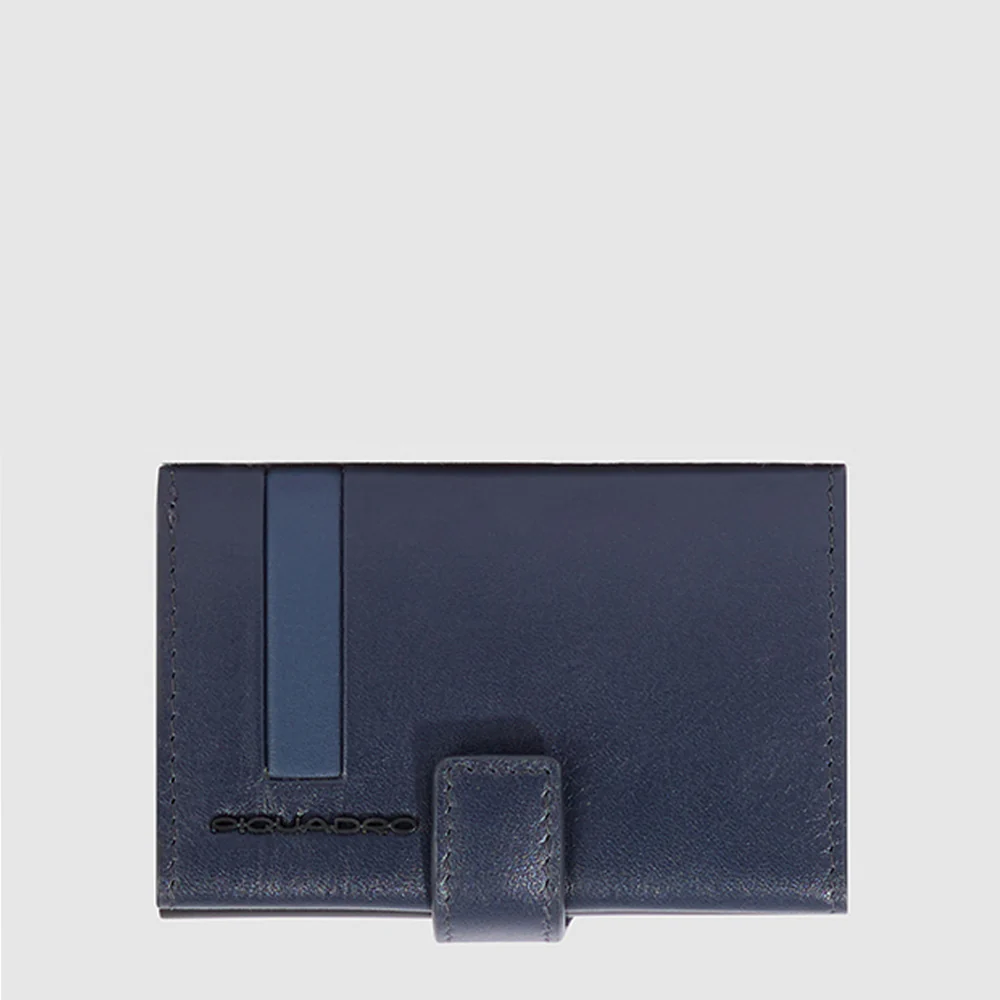 Piquadro Porta carte di credito BLU