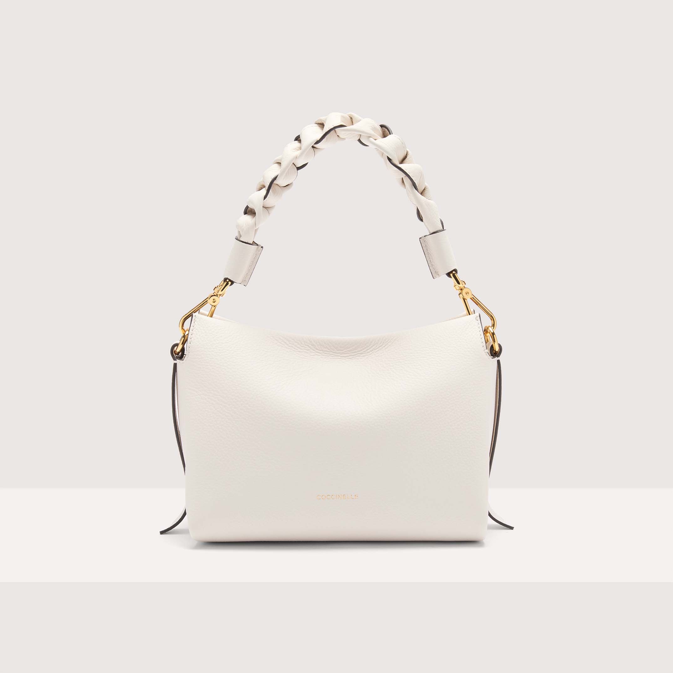 COCCINELLE BOHEME GRANA DOUBLE 578 BLANCO SKIN
