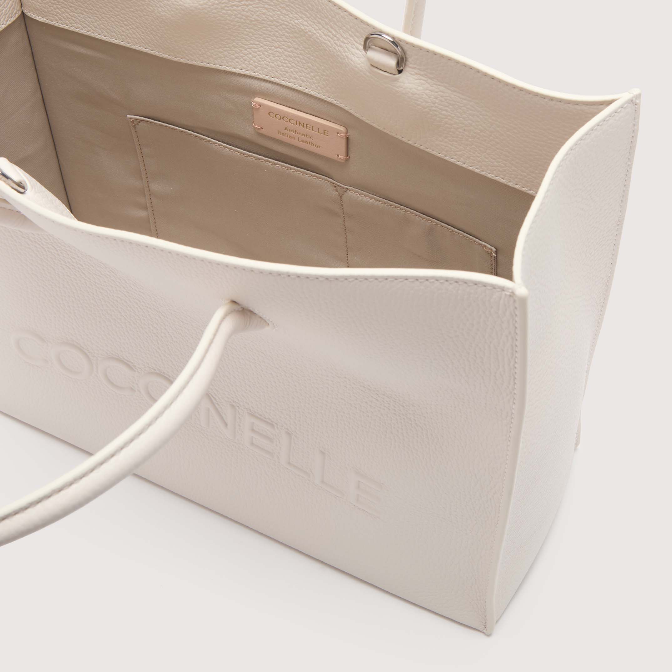Coccinelle MYRTHA MAXI LOG H14 BLANCO - immagine 3