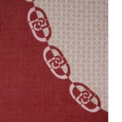 LIU JO STOLA POIS COLOR BLOCK X0644 Rosso pompeiano