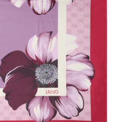 LIU JO FOULARD MAXI FLOWER 90X90 00949 Sangria