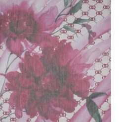 LIU JO STOLA FLOWER 70X180 00949 Sangria