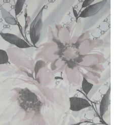 LIU JO STOLA FLOWER 70X180 NERO 22222