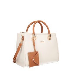 LIU JO BOSTON BAG C3633 CREAM BRAN