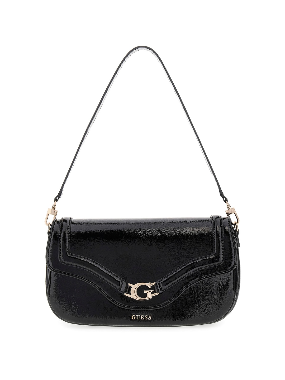 Guess dea flap shoulder bag BLACK