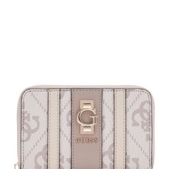 Guess erenia zip around DARK TAUPE LOGO