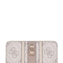 Guess erenia zip around DARK TAUPE LOGO