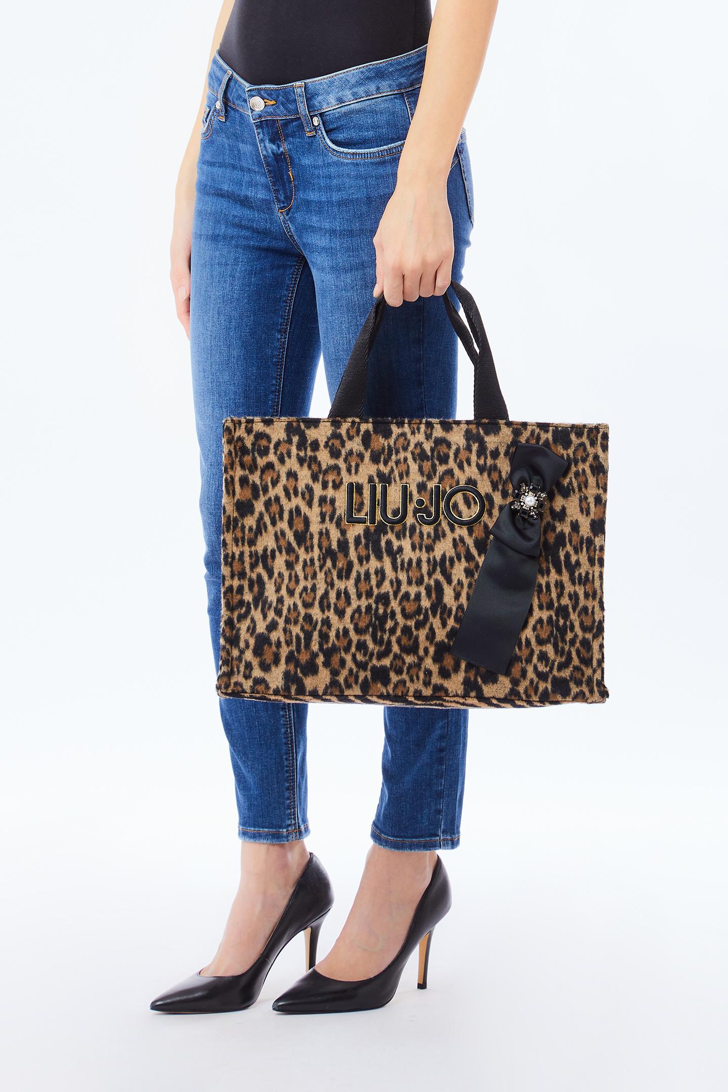 LIU JO TOTE 09B62 BROWN ANIM - immagine 5