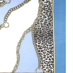 LIU JO Foulard chain anim 120X120 74015 Light denim