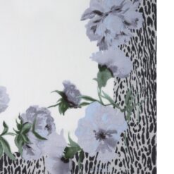 LIU JO Stola flower animalier 70x180 74015 Light denim