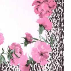 LIU JO Stola flower animalier 70x180 43204 Fragrant lilac