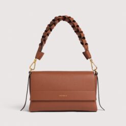 Coccinelle BOHEME GRANA DOUBLE 682 COGNAC NOIR