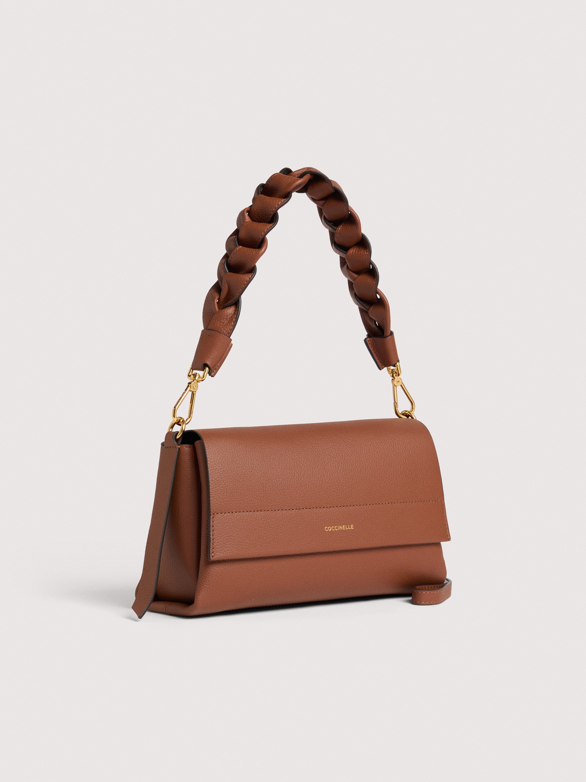 Coccinelle BOHEME GRANA DOUBLE 682 COGNAC NOIR - immagine 2