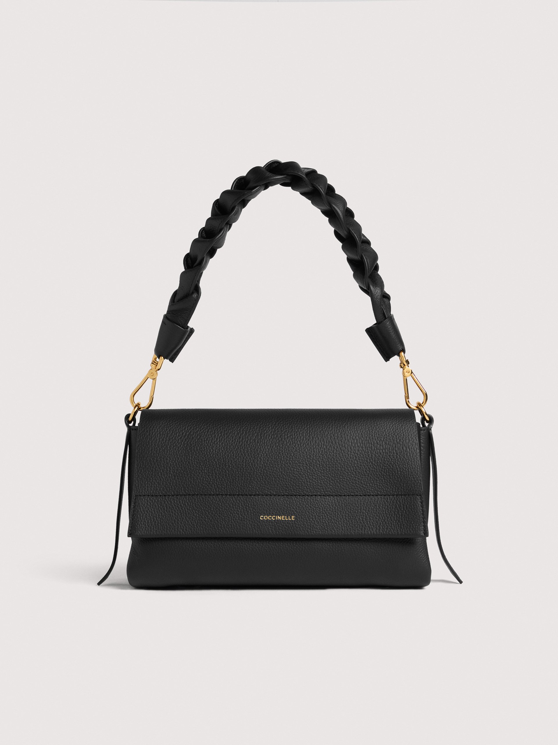 Coccinelle BOHEME GRANA DOUBLE 613 NOIR COGNAC
